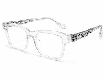 White Chr0me Glasses